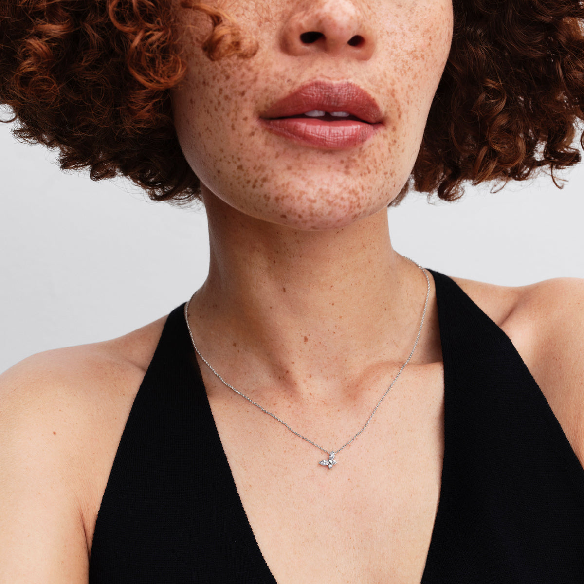 Pendant Necklace – Sterling Silver – Butterfly