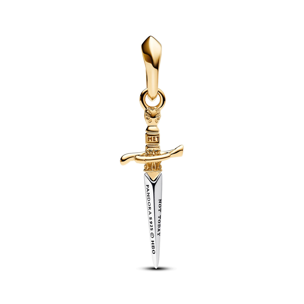 Dangle Charm – 14k Gold-Plated – Game of Thrones Needle