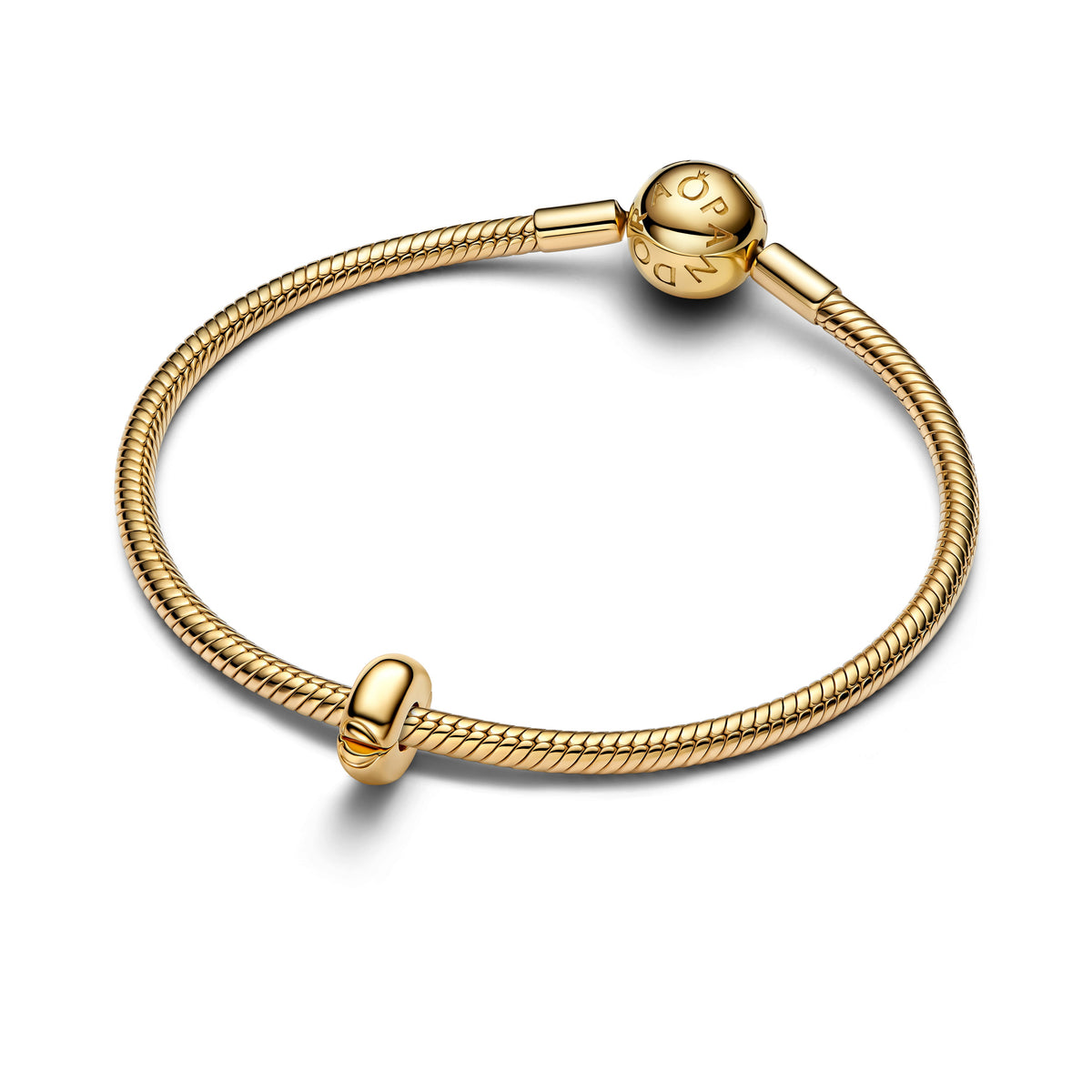 Clip Charm – 14k Gold-Plated – Round
