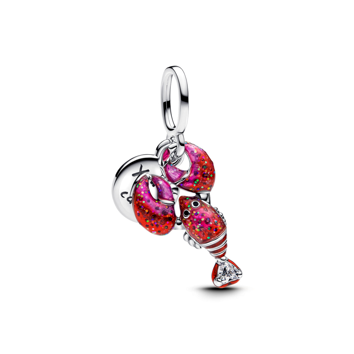 Dangle Charm – Sterling Silver – Lobster
