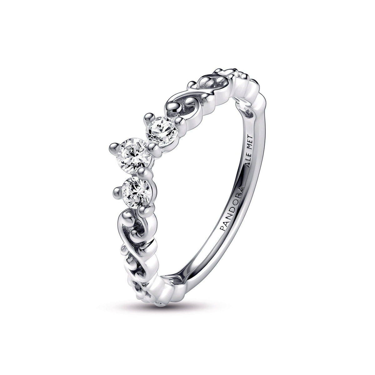 Ring – Sterling Silver – Regal Swirl Tiara