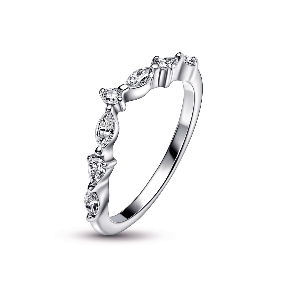 Ring – Sterling Silver – Pandora Timeless Wish Sparkling Alternating