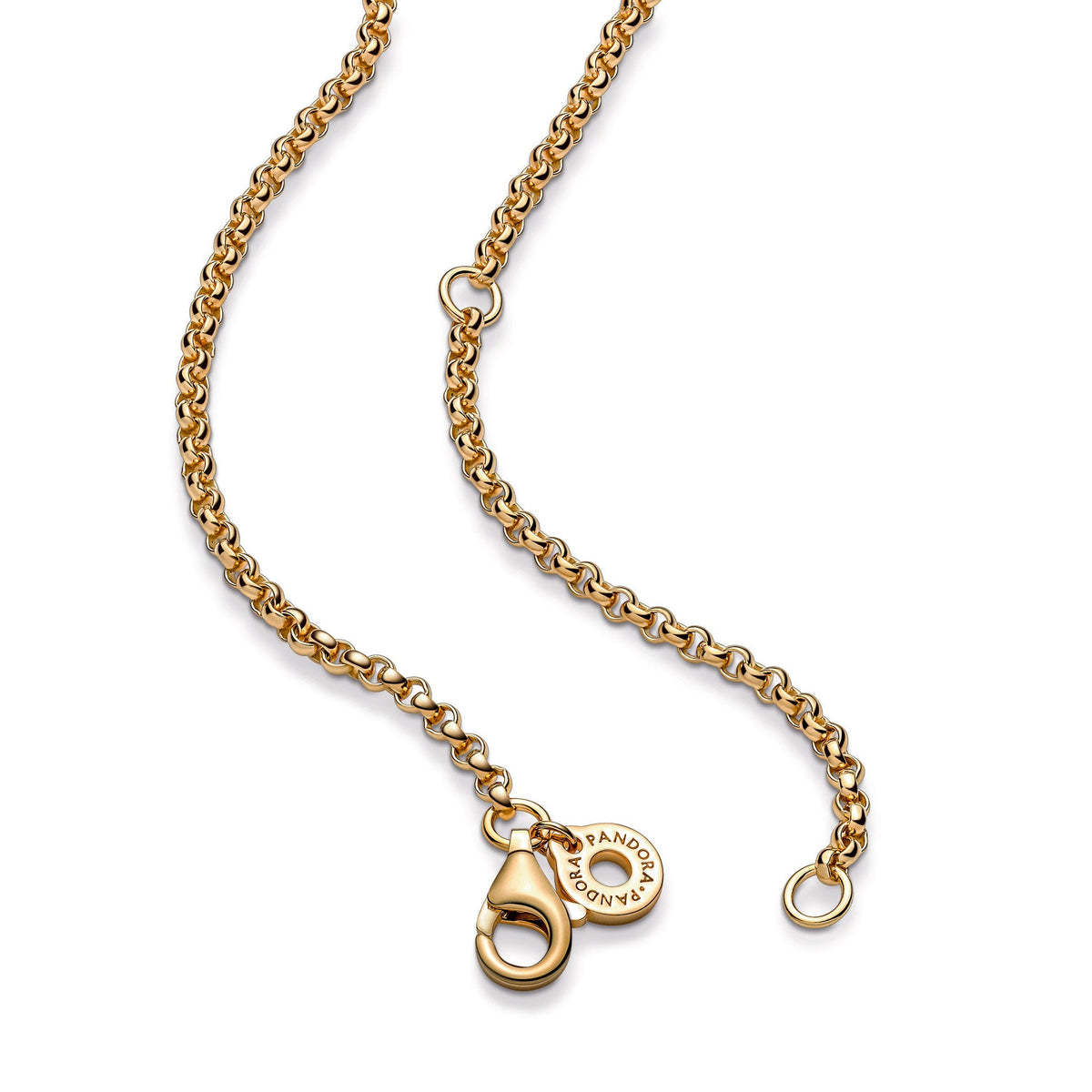 Chain Necklace – 14k Gold-Plated – Rolo