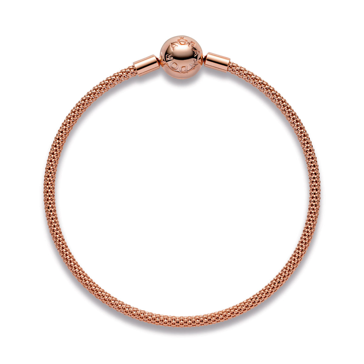 Bracelet – 14k Rose Gold-Plated – Pandora Moments Mesh