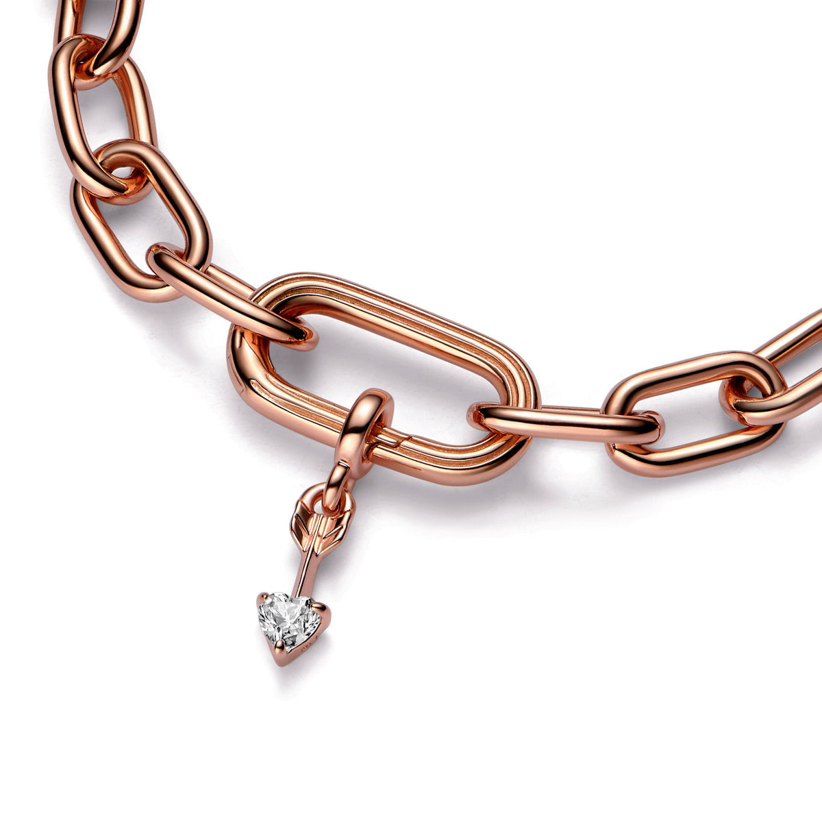 Charm – 14k Rose Gold-Plated – Pandora ME Arrow of Love Mini Dangle