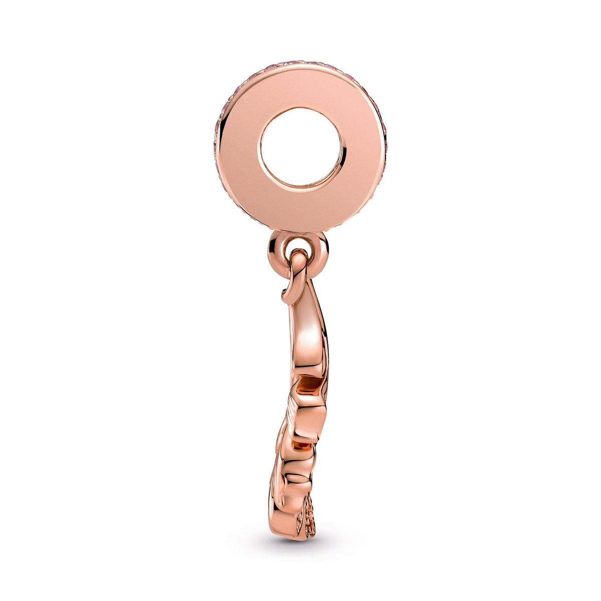 Dangle Charm – 14k Rose Gold-Plated – Oak Leaf