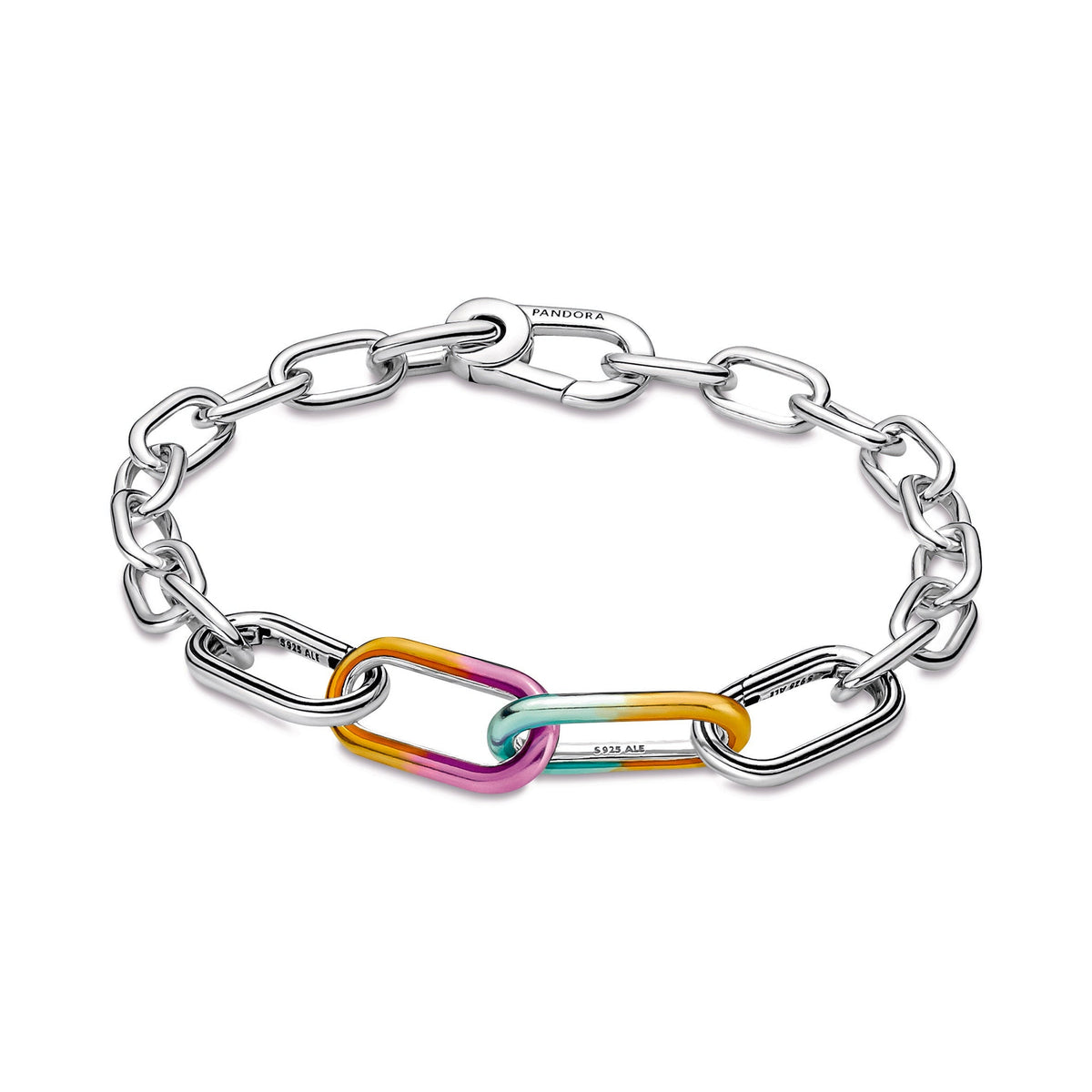 Bracelet – Sterling Silver – Pandora ME Styling Tie-dye Double Link