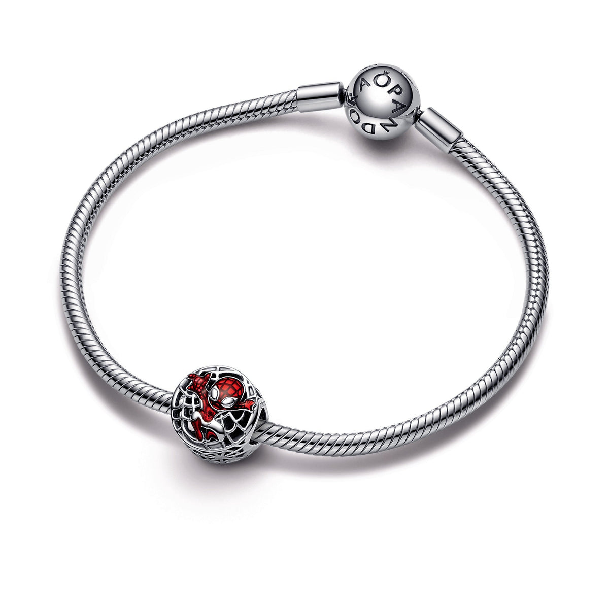 Charm – Sterling Silver – Marvel Spider-Man Soaring City