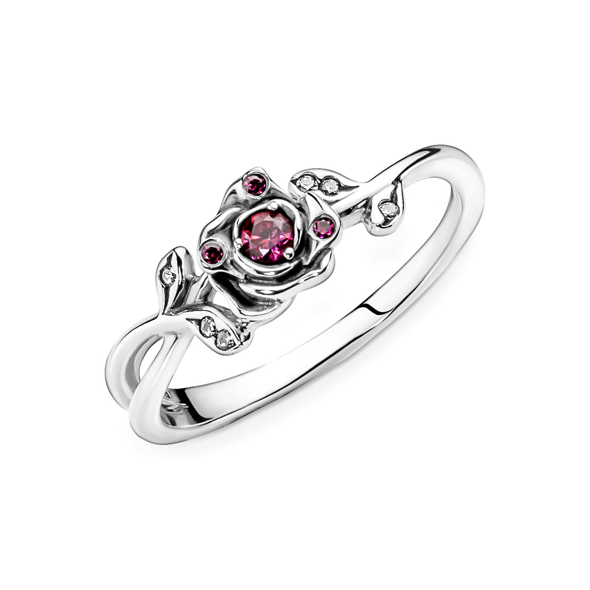 Ring – Sterling Silver – Disney Beauty and the Beast Rose