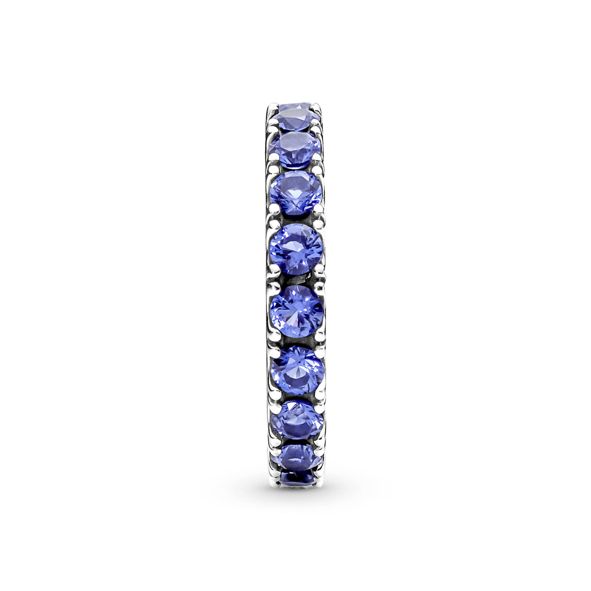 Ring – Sterling Silver – Sparkling Row Eternity