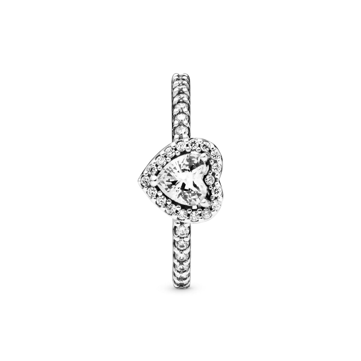 Ring – Sterling Silver – Elevated Heart