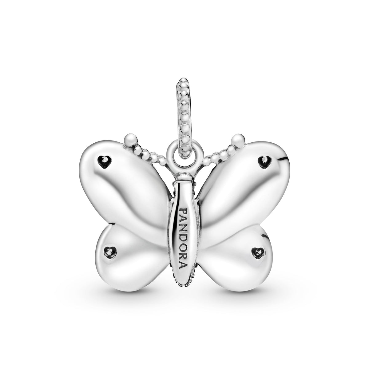 Pendant – Sterling Silver – Pavé Butterfly