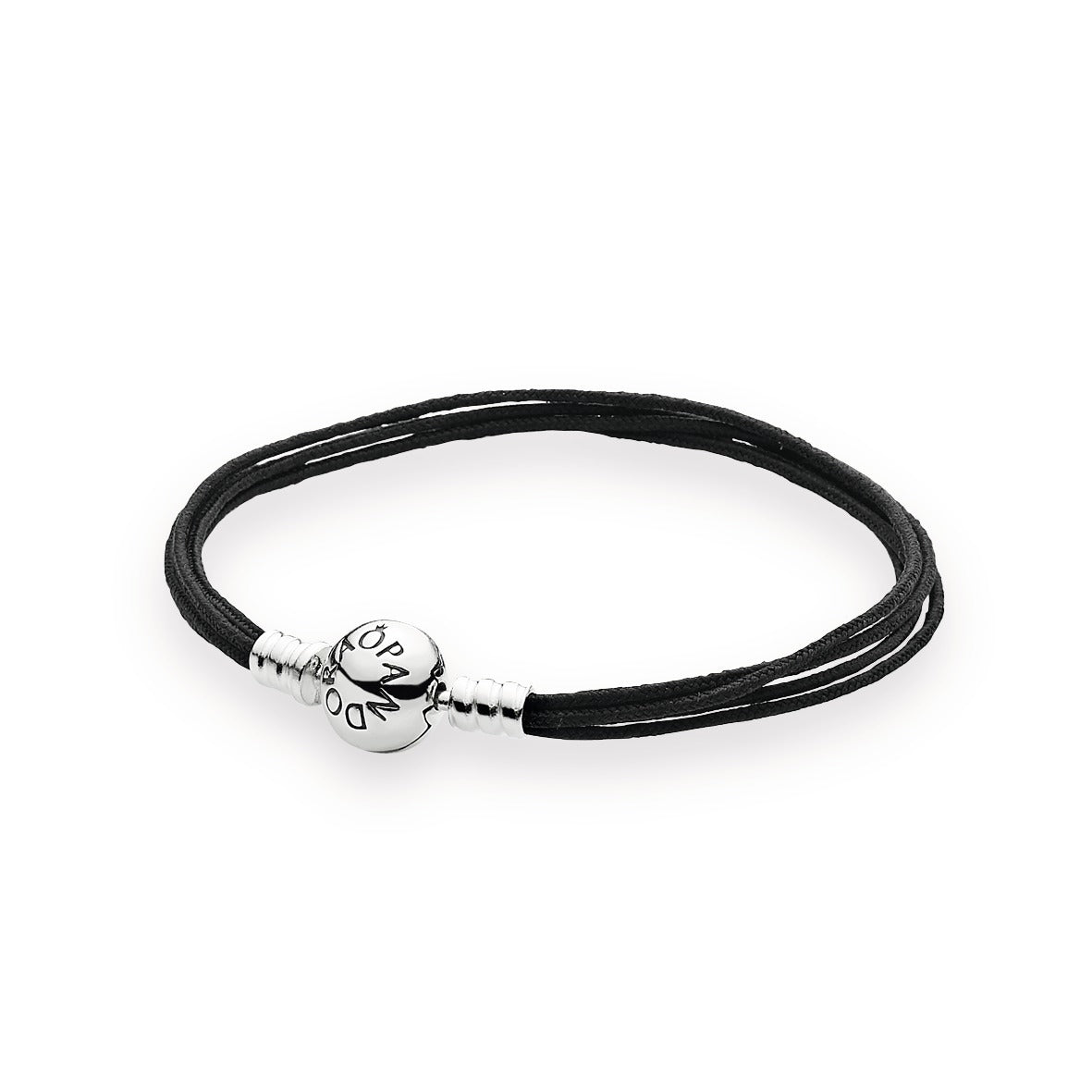 Bracelet – Sterling Silver – Black Multi-Strand