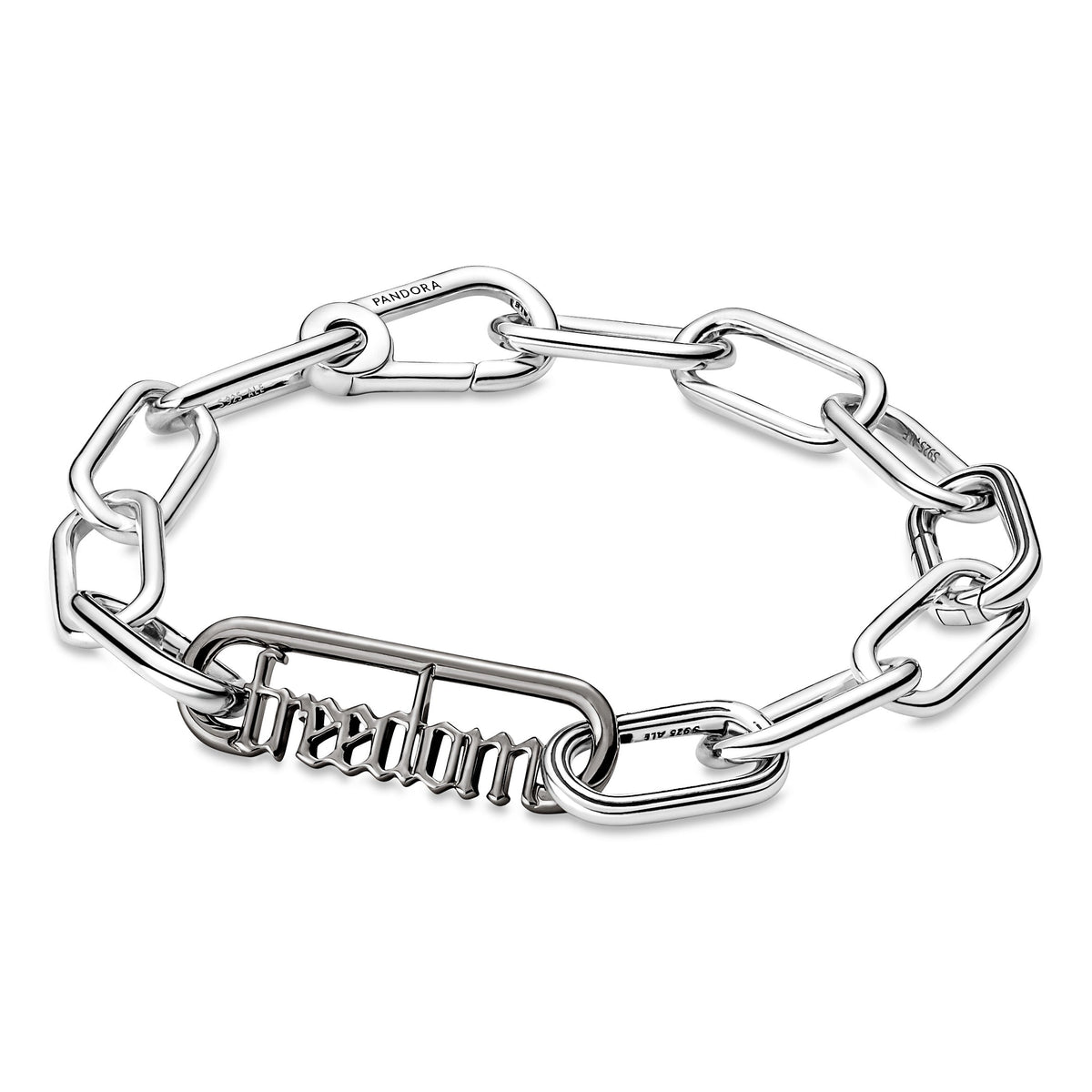 Necklace or Pendant – Sterling Silver – Pandora ME Styling Freedom Word Link
