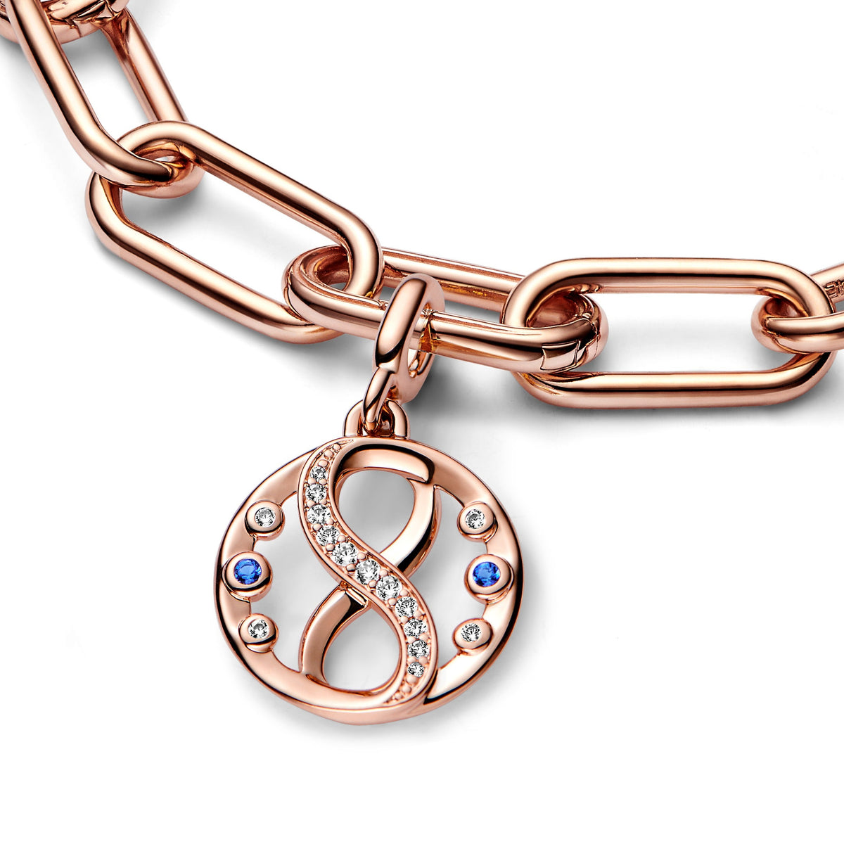 Charm – 14k Rose Gold-Plated – Pandora ME Infinity Symbol Medallion