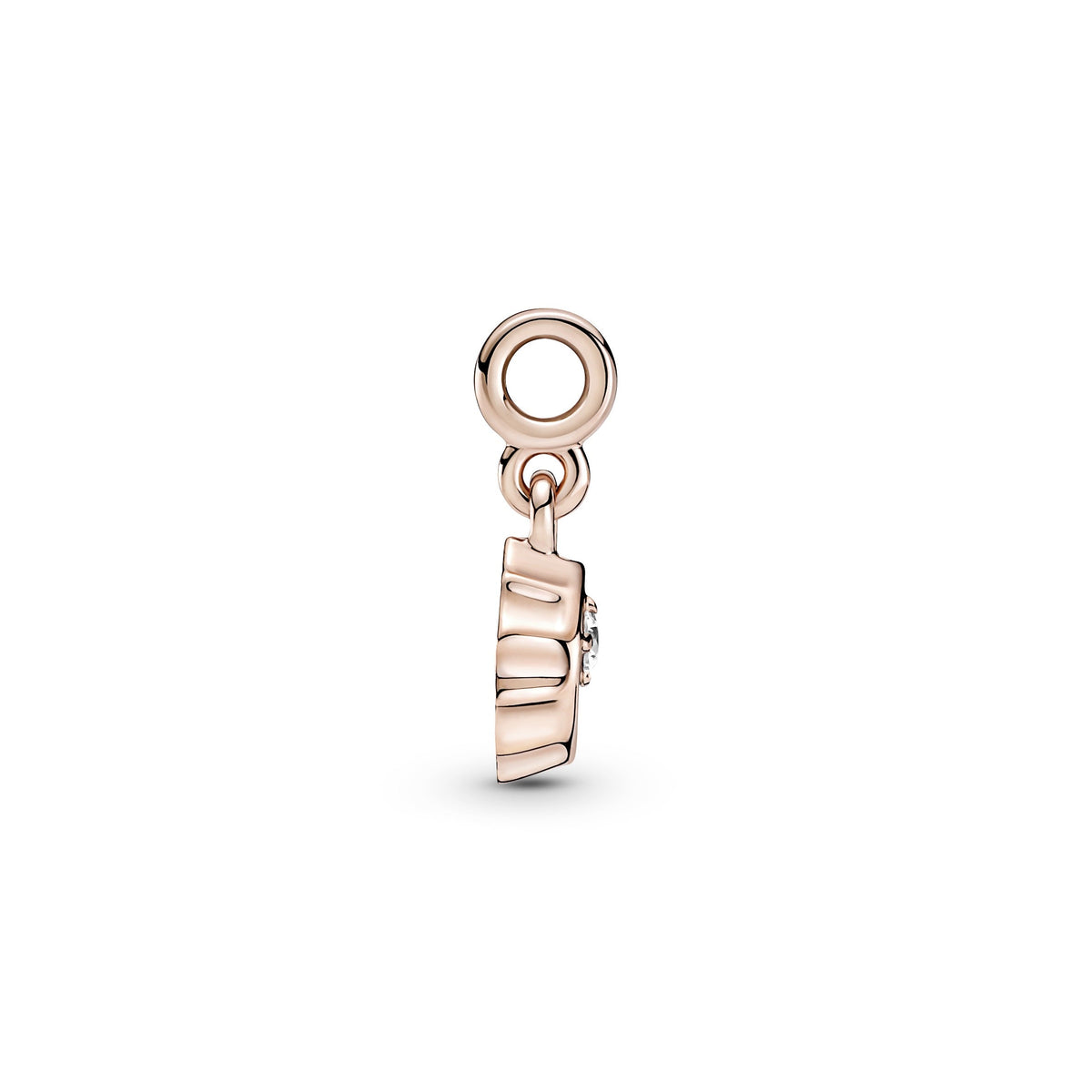 Charm – 14k Rose Gold-Plated – Pandora ME Lucky Bottle Cap Mini Dangle