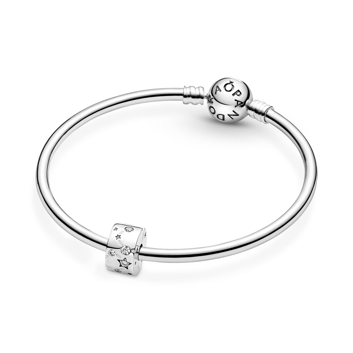 Clip Charm – Sterling Silver – Stars & Galaxy