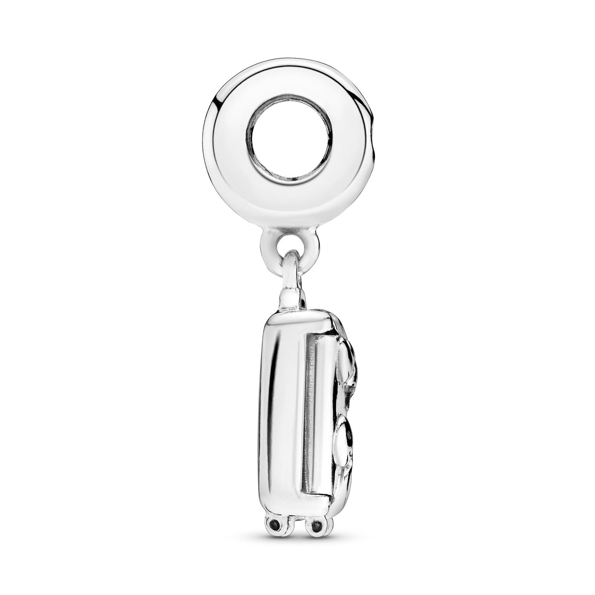 Dangle Charm – Sterling Silver – Suitcase