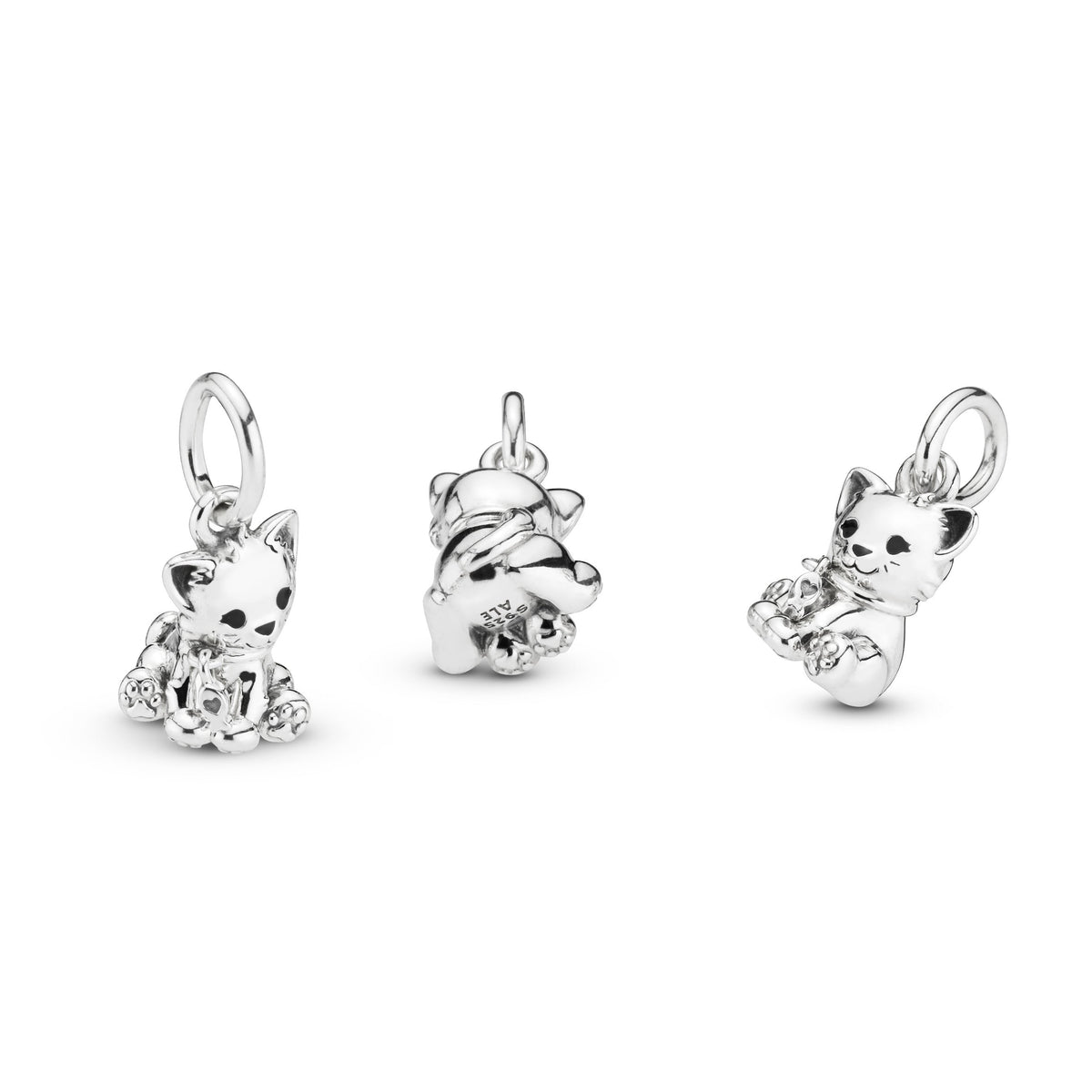 Dangle Charm – Sterling Silver – Kitty-Cat