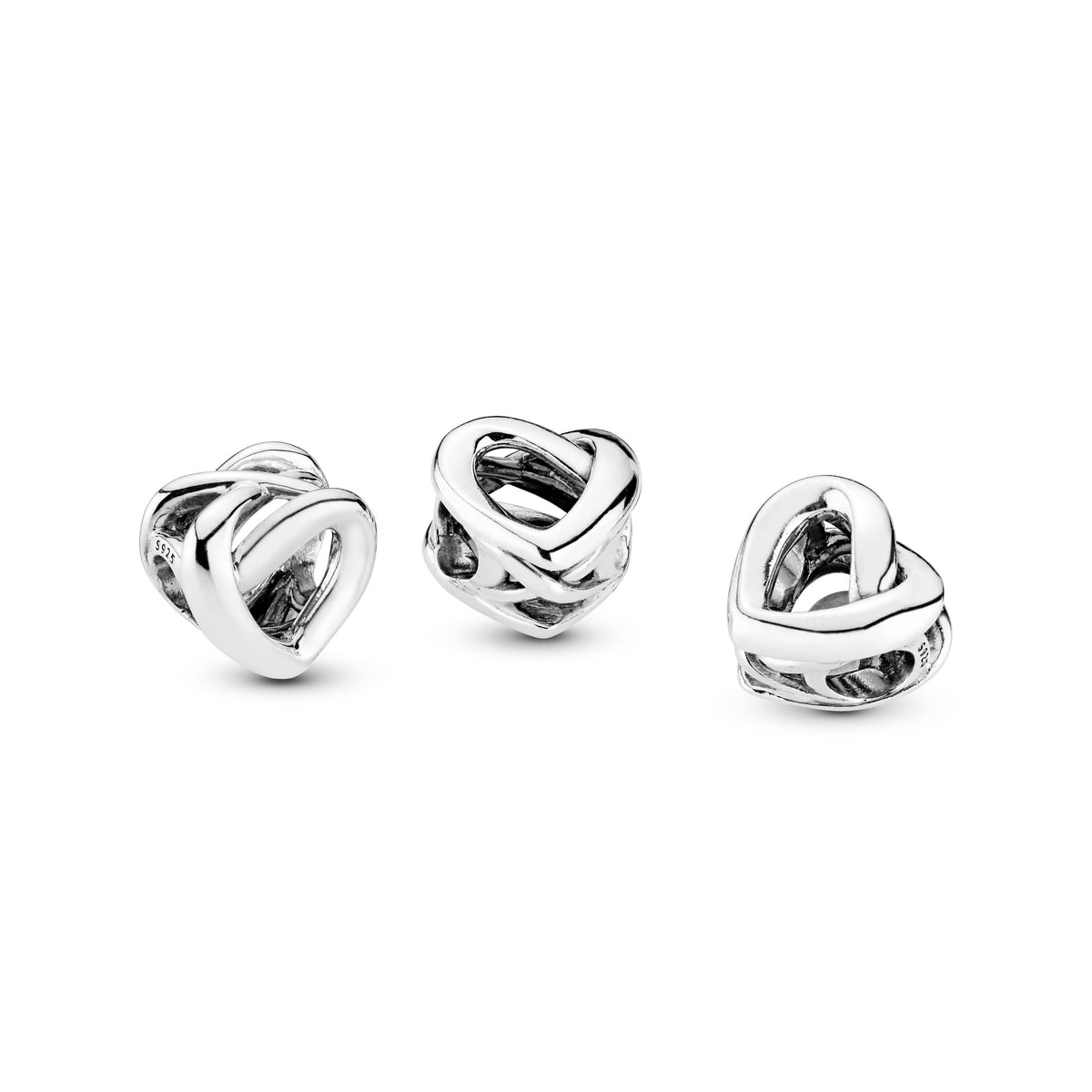 Charm – Sterling Silver – Knotted Heart