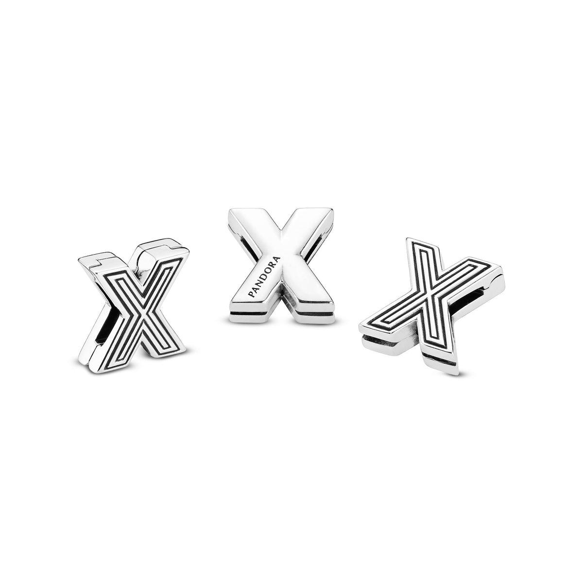 Clip Charm – Sterling Silver – Pandora Reflexions Letter X
