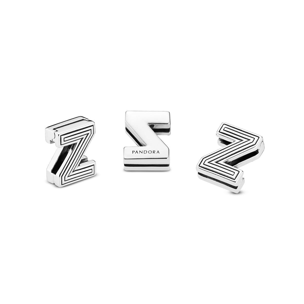 Clip Charm – Sterling Silver – Letter Z