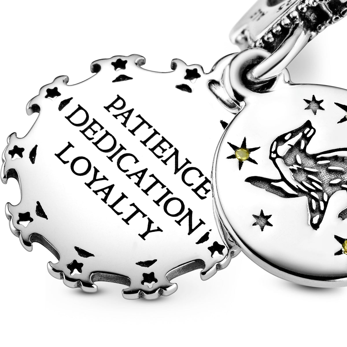 Dangle Charm – Sterling Silver – Harry Potter, Hufflepuff