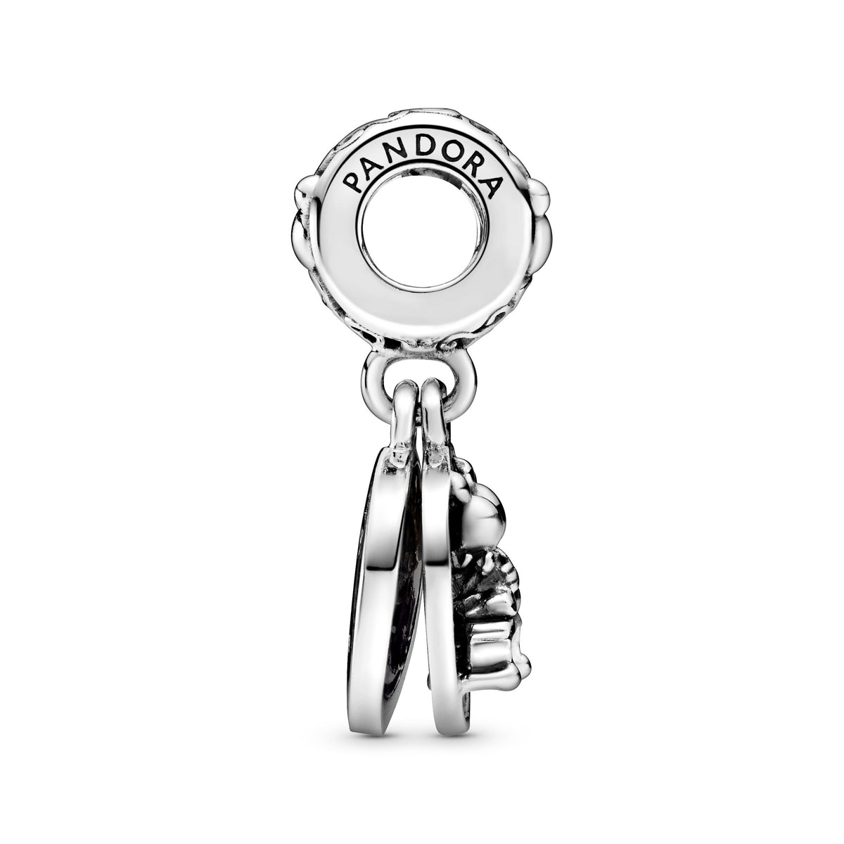 Dangle Charm – Sterling Silver – Disney Mickey Mouse & Minnie Mouse Happily Ever After
