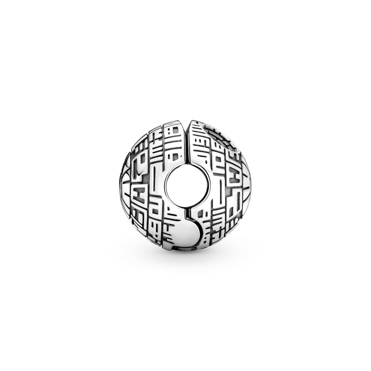 Clip Charm – Sterling Silver – Star Wars Death Star
