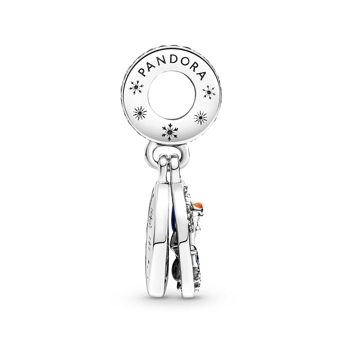 Dangle Charm – Sterling Silver – Disney Frozen Snow Olaf Double