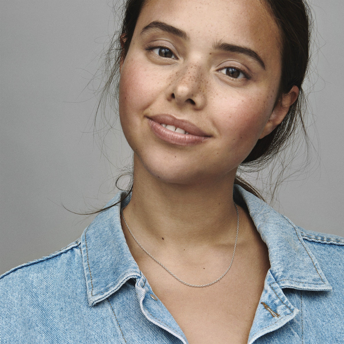 Chain Necklace – Sterling Silver – Cable