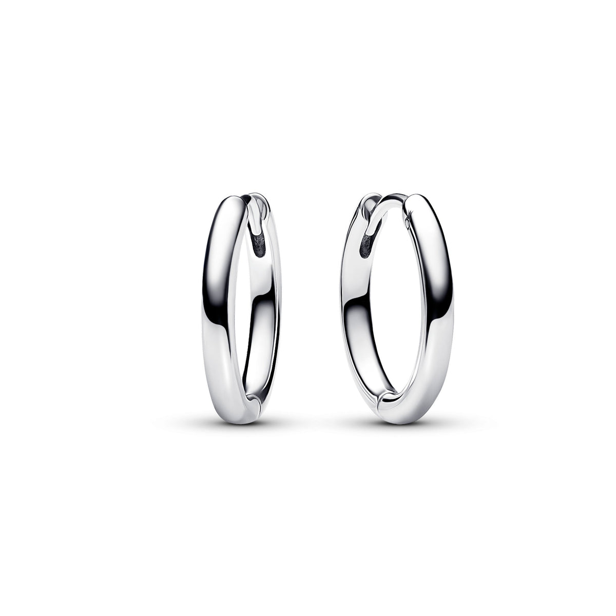 Hoop Earrings – Sterling Silver – Pandora Moments 18 mm Charm