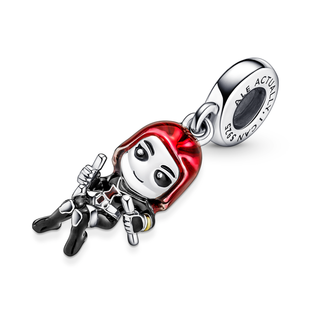 Dangle Charm – Sterling Silver – Marvel The Avengers Black Widow