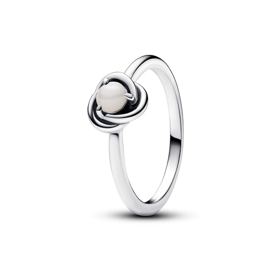 Ring – Sterling Silver – June Birthstone Eternity Circle
