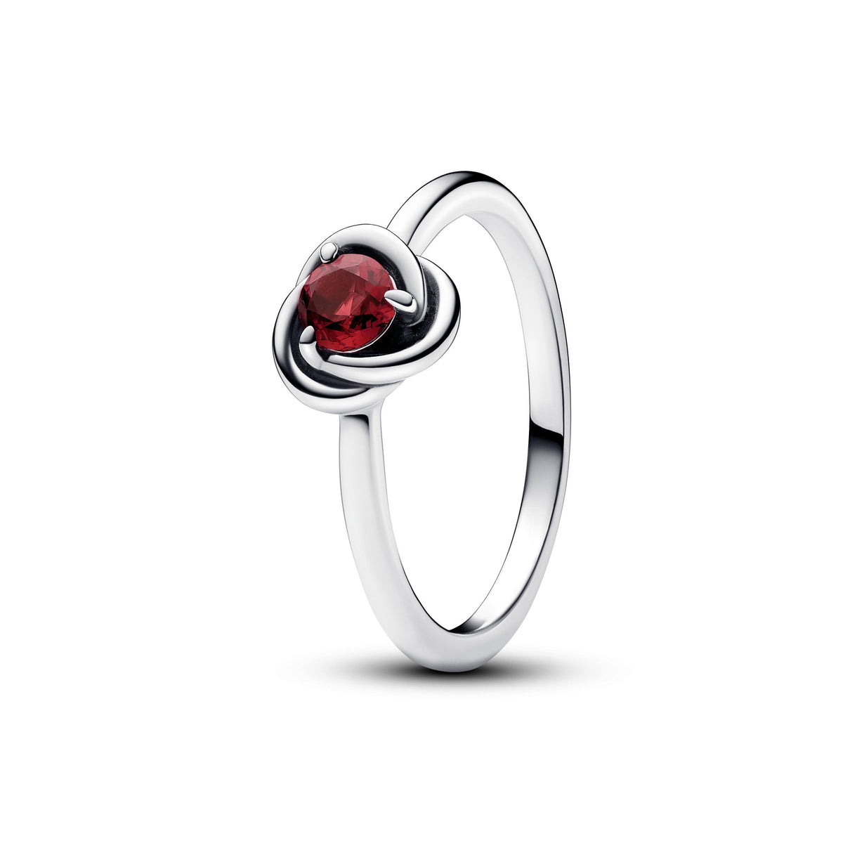 Ring – Sterling Silver – July Birthstone Eternity Circle