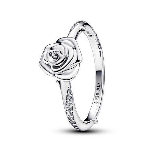 Ring – Sterling Silver – Rose in Bloom