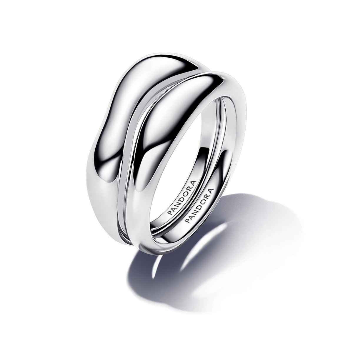 Ring – Sterling Silver – Organically Shaped Stacking Rings