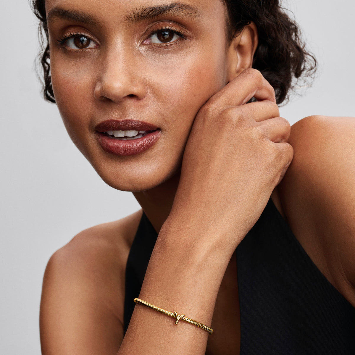 Charm – 14k Gold-Plated – Letter Y Alphabet