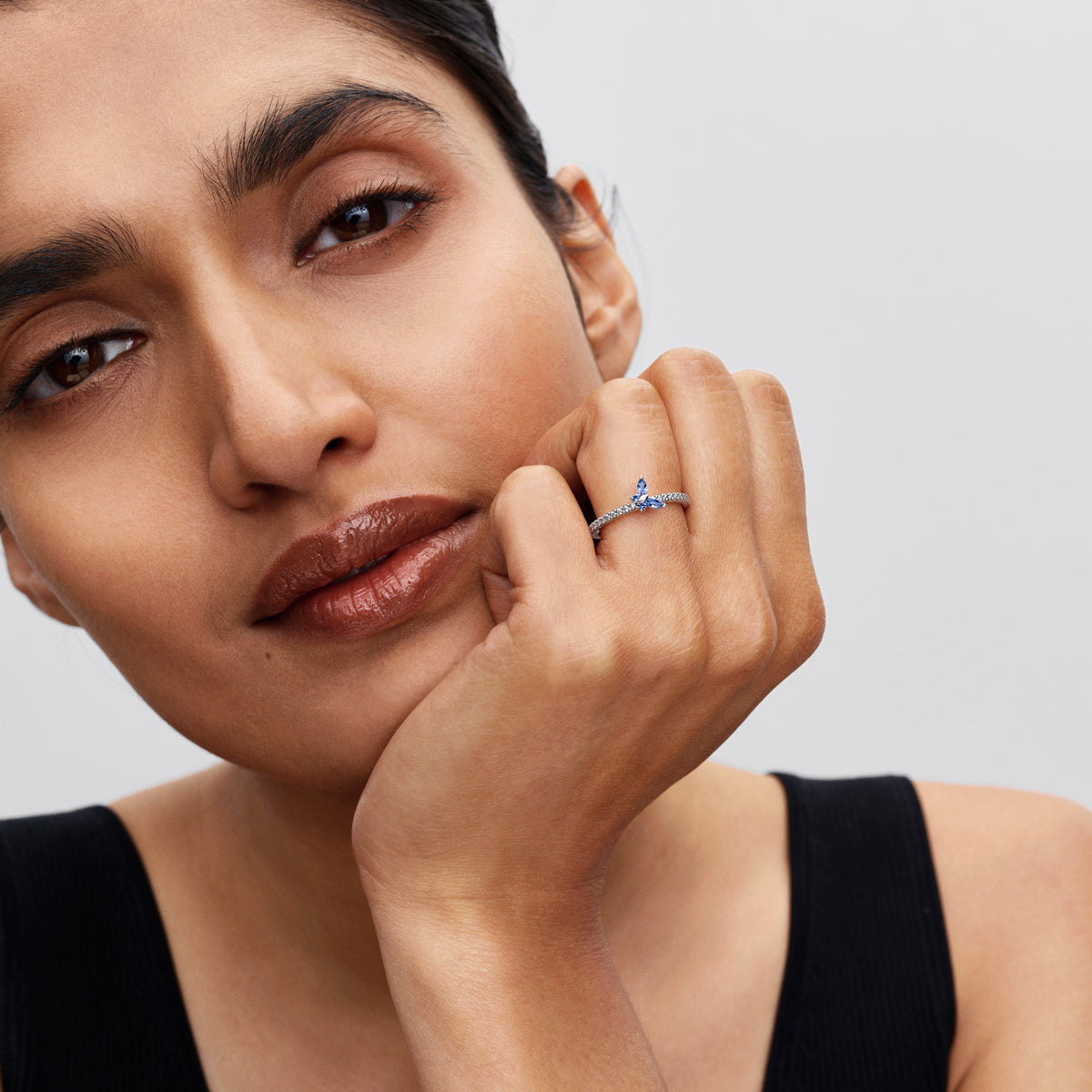 Ring – Sterling Silver – Sparkling Butterfly