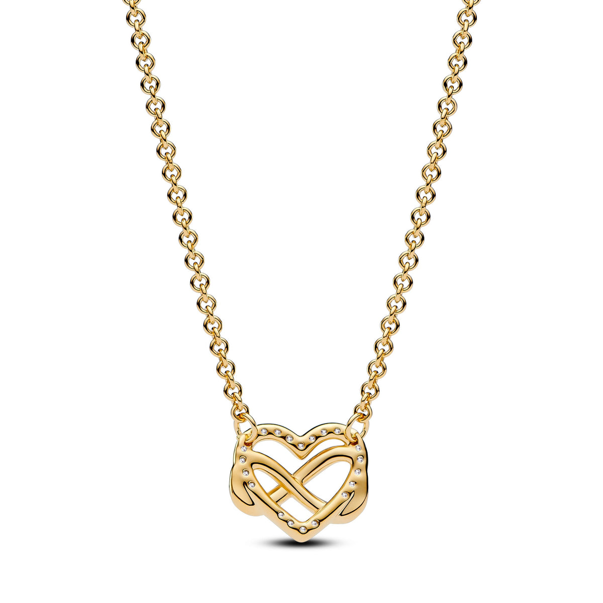 Necklace – Sparkling Infinity Heart Collier