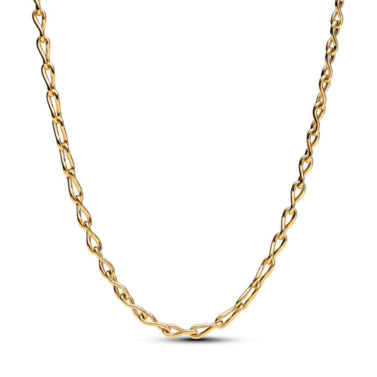 Chain Necklace – 14k Gold-Plated – Infinity