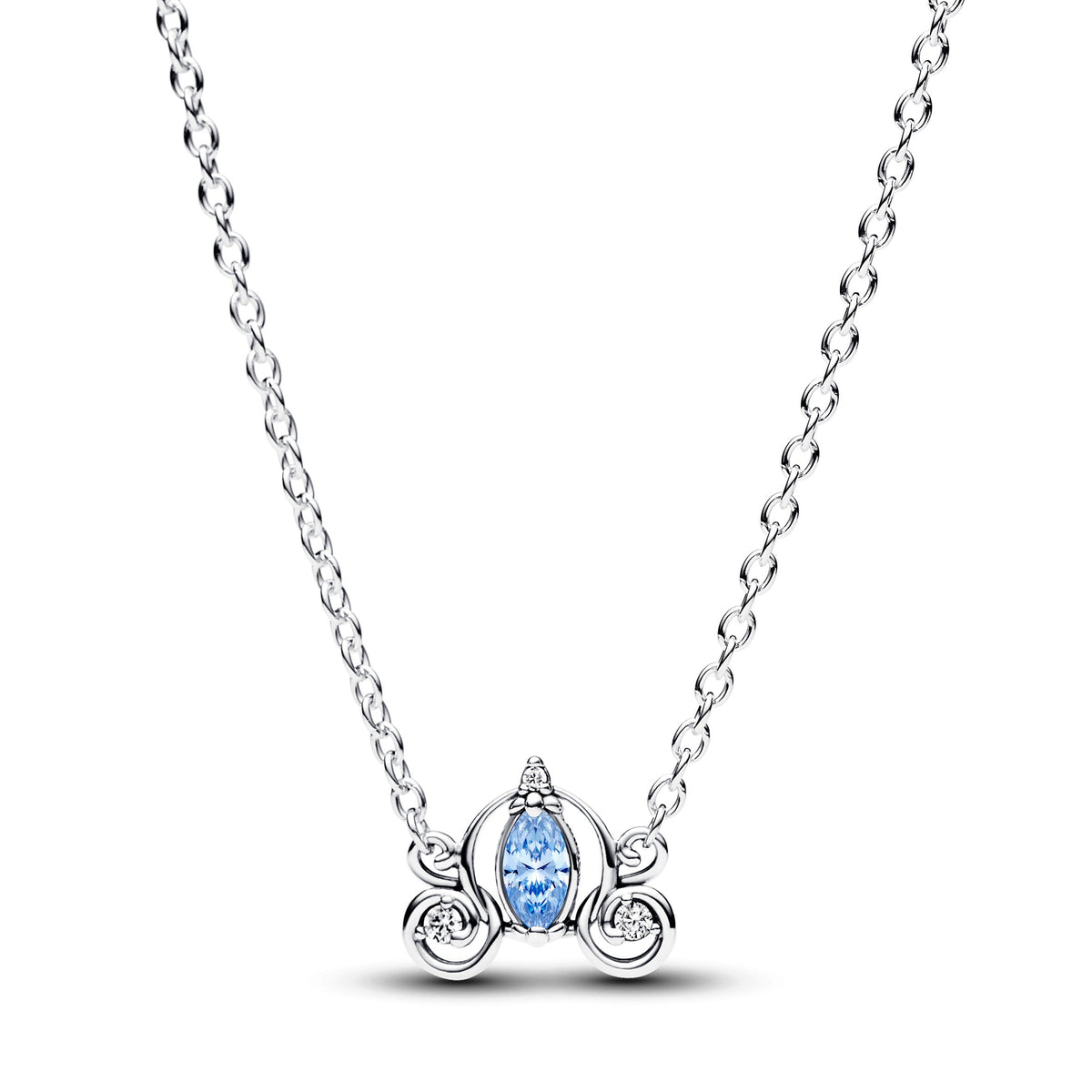 Necklace – Sterling Silver – Disney Cinderella's Carriage Collier
