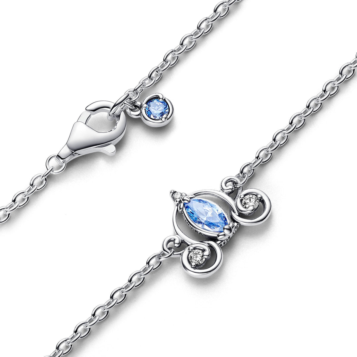 Necklace – Sterling Silver – Disney Cinderella's Carriage Collier