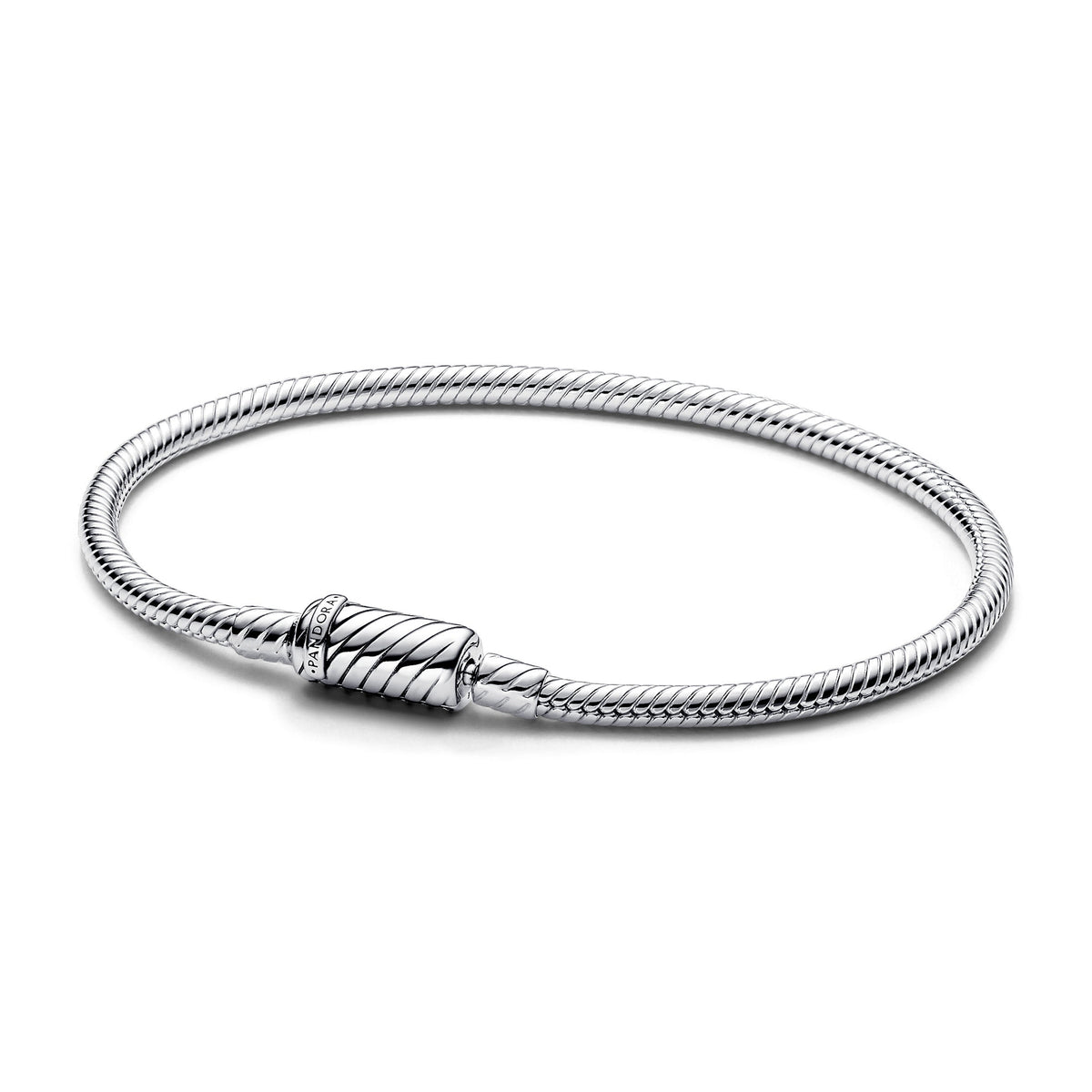 Chain Bracelet – Sterling Silver – Pandora Moments Sliding Magnetic Clasp Snake