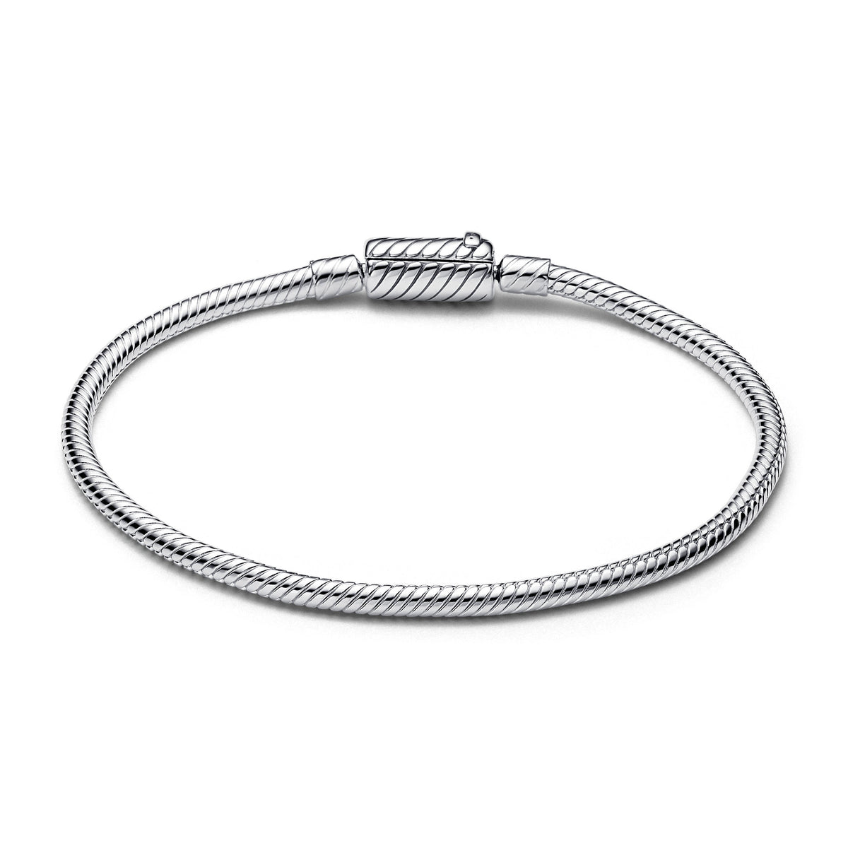 Chain Bracelet – Sterling Silver – Pandora Moments Sliding Magnetic Clasp Snake