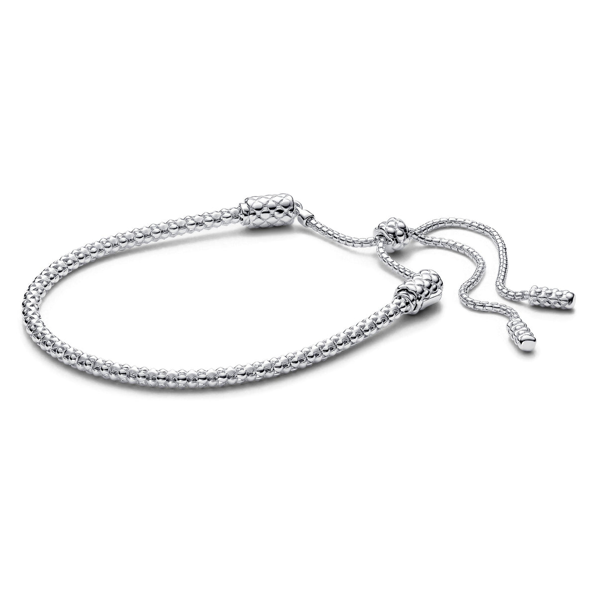 Bracelet – Sterling Silver – Pandora Moments Studded Chain Slider
