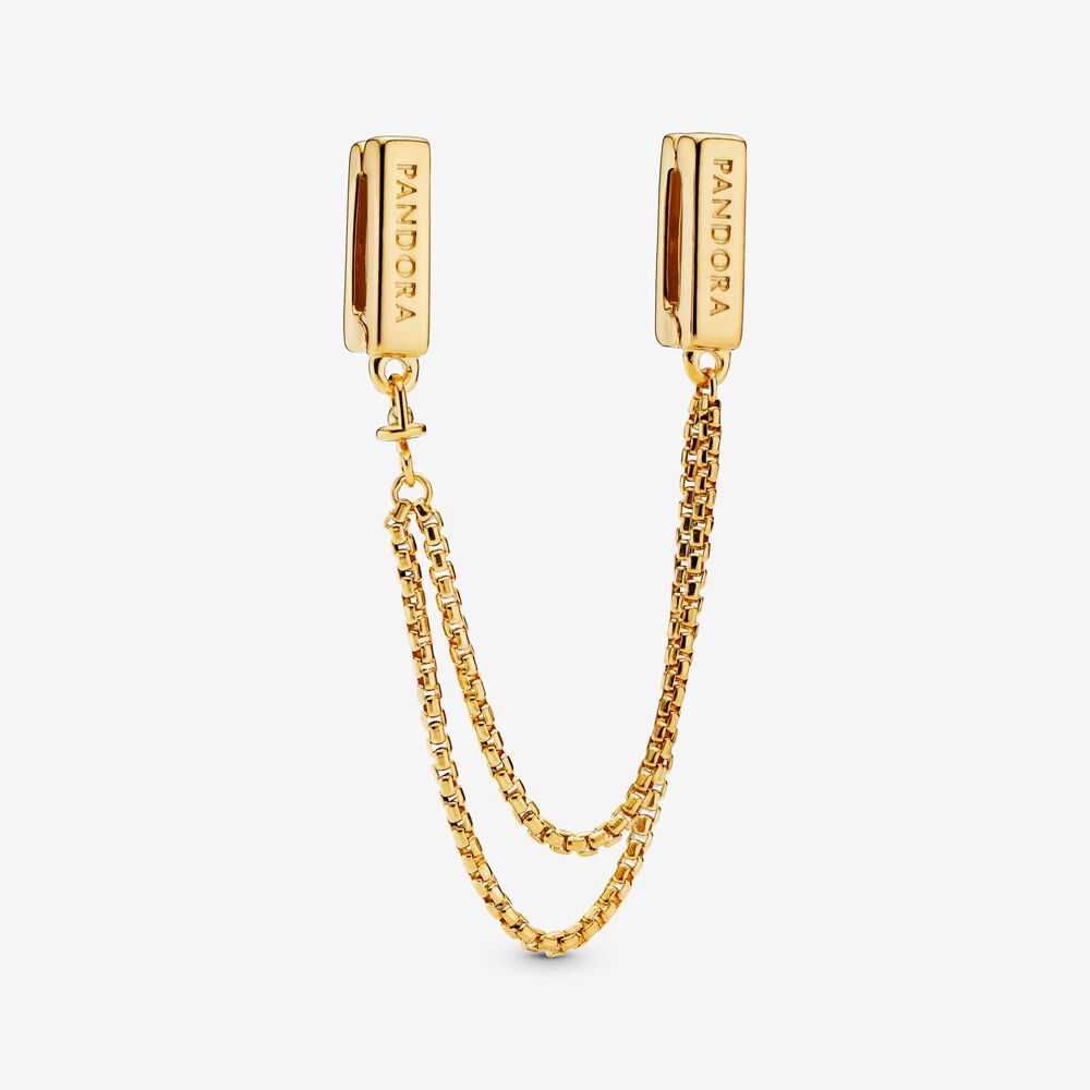 Clip Charm – 14k Rose Gold-Plated – Safety Chain
