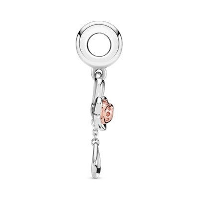 Dangle Charm – 14k Rose Gold-Plated – Clover & Ladybird