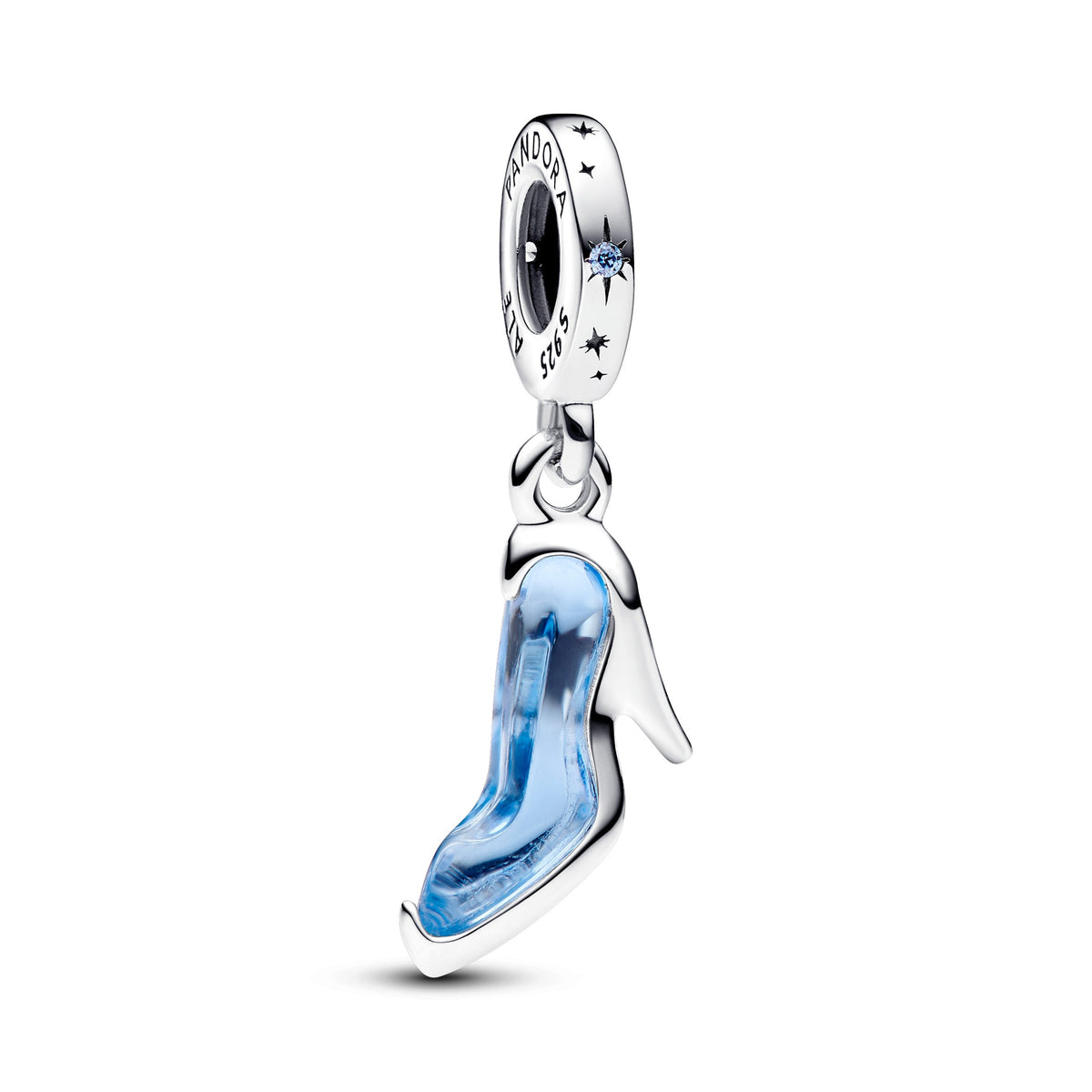 Dangle Charm – Sterling Silver – Disney Cinderella's Glass Slipper