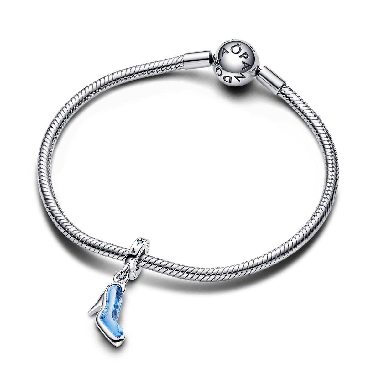 Dangle Charm – Sterling Silver – Disney Cinderella's Glass Slipper